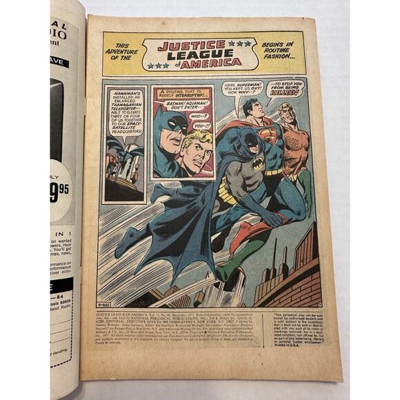 DC Comics, Justice League of America #95, Private War of Johnny Dune, Good+ 1971 - Picture 3 of 7